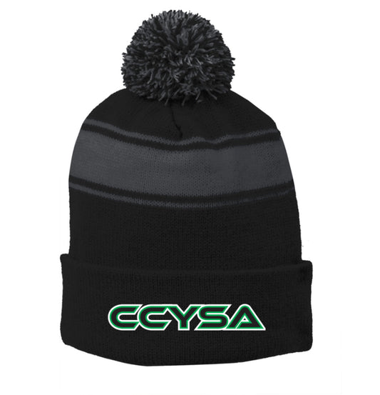 *New* CCYSA Embroidered Pom Beanie