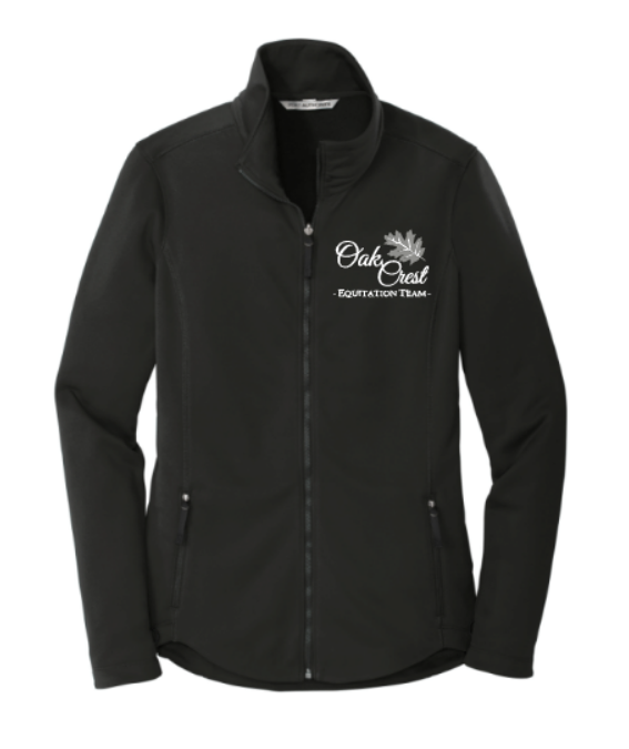 Oak Crest Ladies Collective Smooth Fleece Jacket ~ Black
