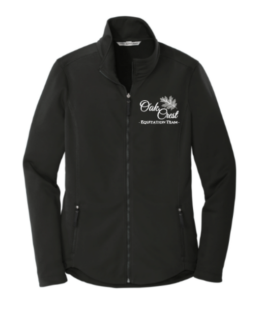 Oak Crest Ladies Collective Smooth Fleece Jacket ~ Black