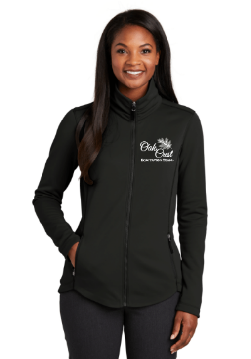 Oak Crest Ladies Collective Smooth Fleece Jacket ~ Black