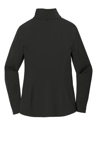 Great Escape Embroidered Ladies Collective Smooth Fleece Jacket ~ Black
