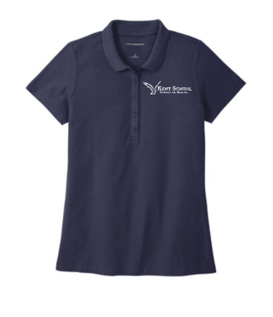 Embroidered Kent School Ladies SuperPro React™ Polo ~ 4 Color Options