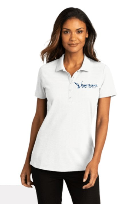 Embroidered Kent School Ladies SuperPro React™ Polo ~ 4 Color Options