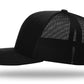 QA Logo Embroidered Clay Target Hat ~ Richardson 112 All Black