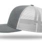 "KAOS" 3D Puff Embroidered Hat ~ Heather Grey and White