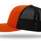 "KAOS" 3D Puff Embroidered Hat ~ Orange and Black