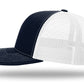 The Kent School Embroidered Hat ~ Navy and White Mesh ~ Osprey