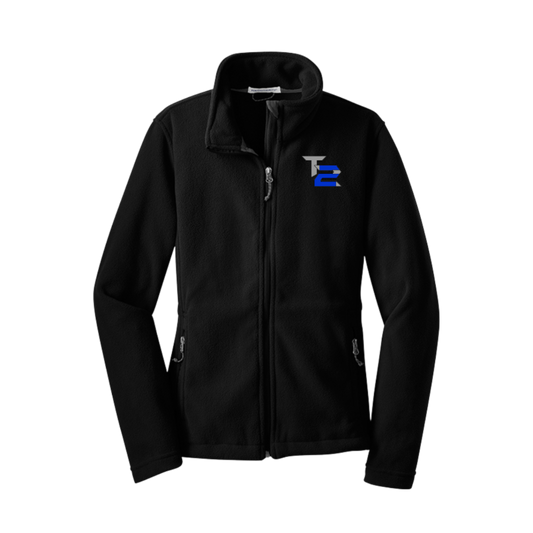 TU2RN Womens Full-Zip Comfort Fleece ~ Black