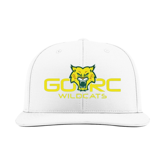 GORC Wildcats Embroidered Hat ~ White Wildcat Logo w Wording GORC {Multiple Styles}