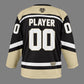 Underground Ice Hockey Game Day Jersey - Black Tan/White