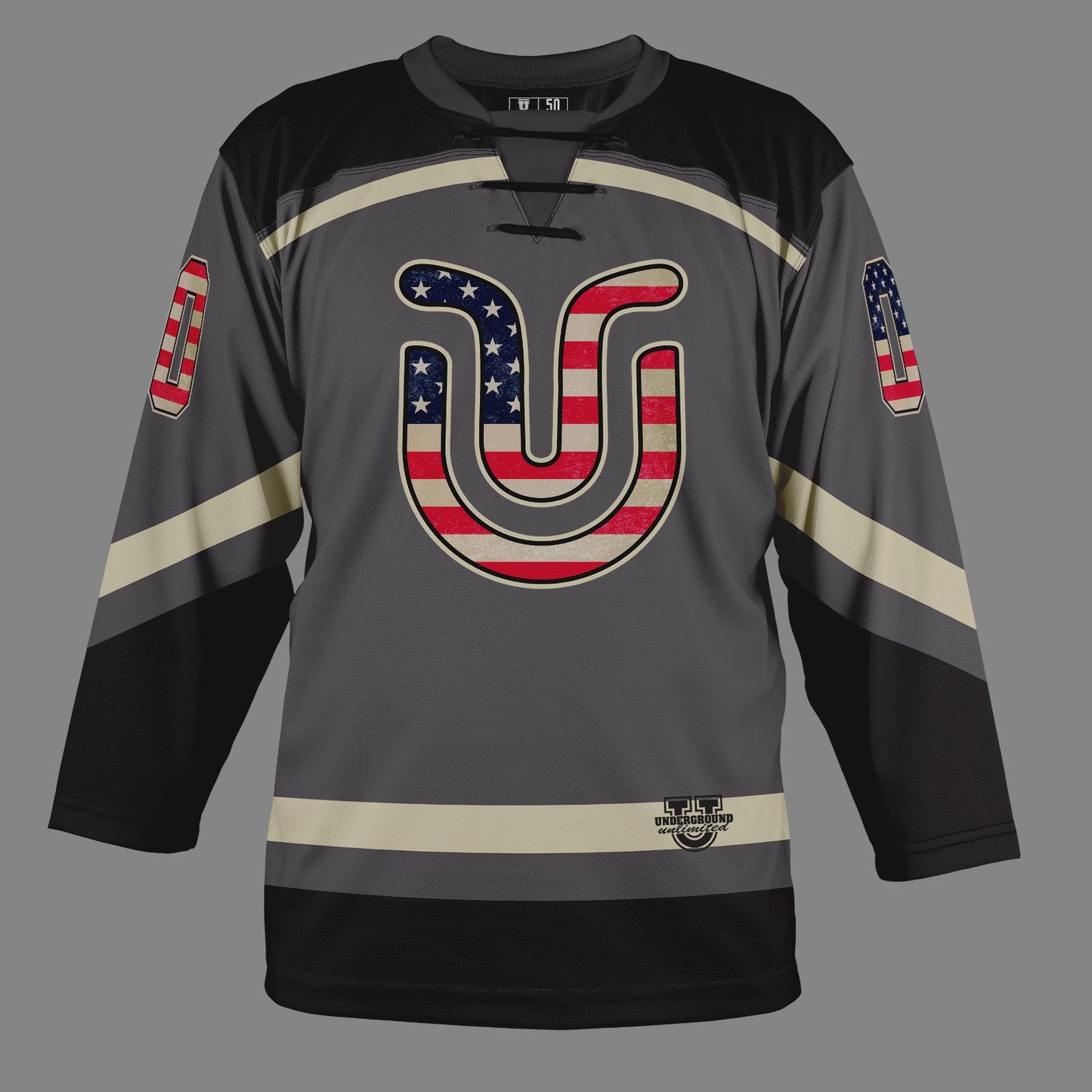 Underground Ice Hockey Game Day Jersey - Grey USA