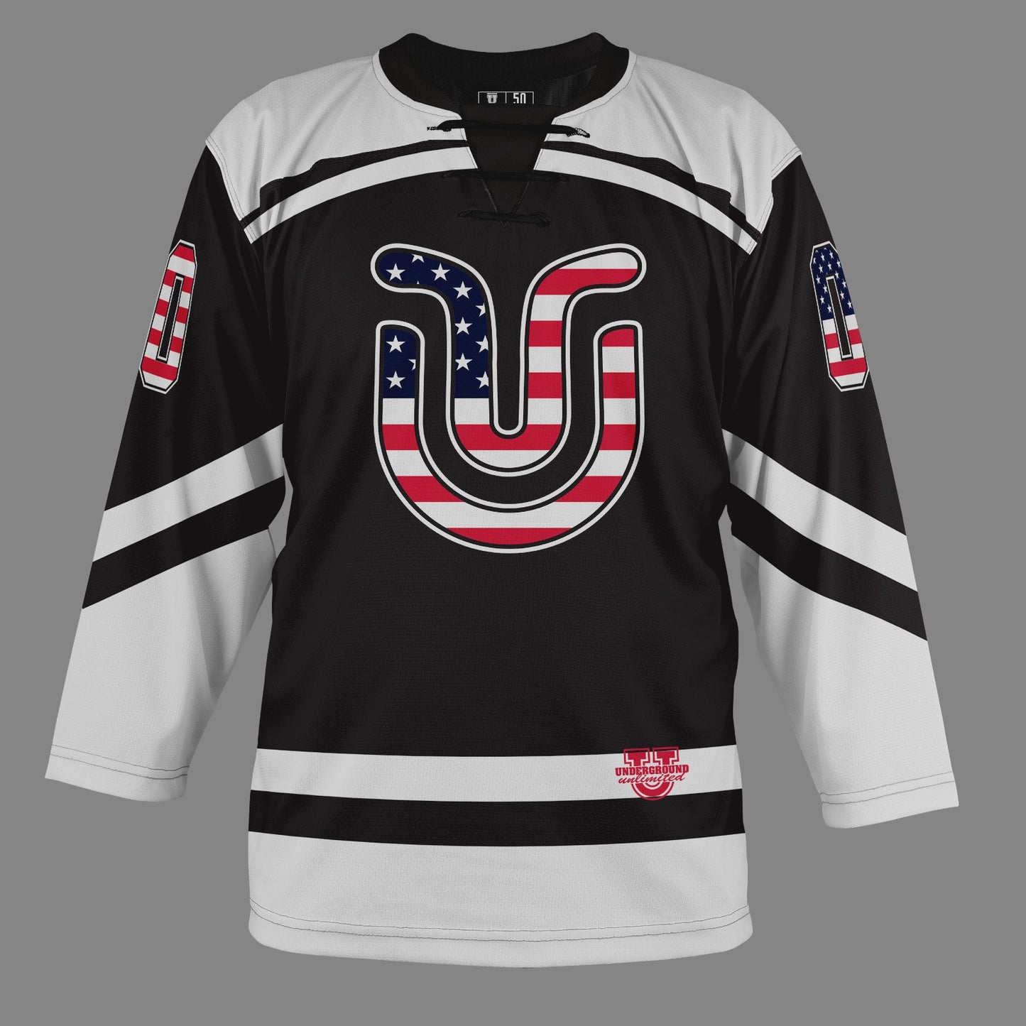 Underground Ice Hockey Game Day Jersey - Black USA