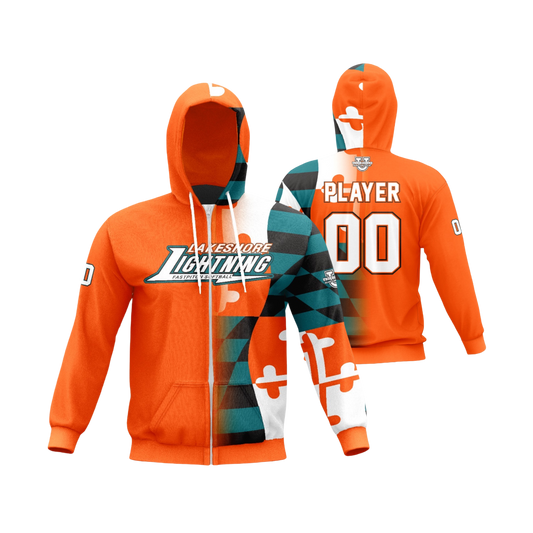 Lakeshore Performance Full-Zip Hoodie ~ Jersey Replica 2026 {Orange Flag Fade}