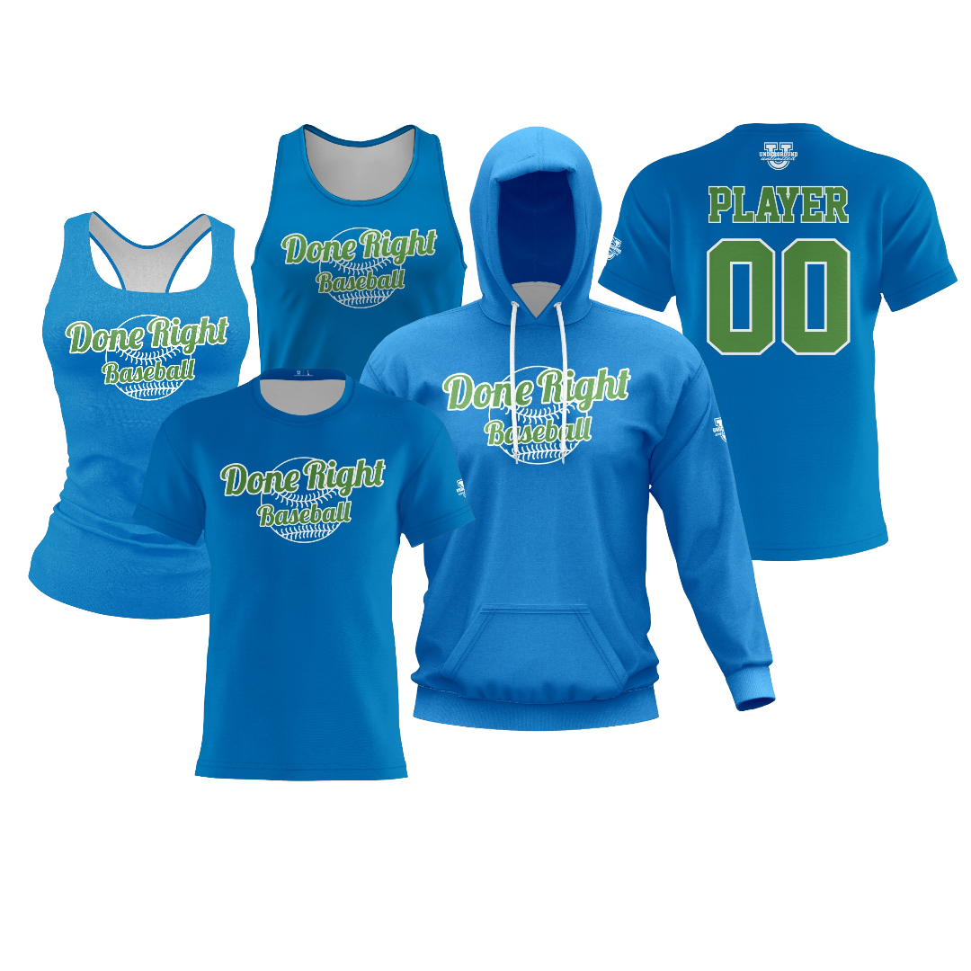 Naamans Little League Performance Apparel ~ Royal Blue <Dri Tech OR Cotton>