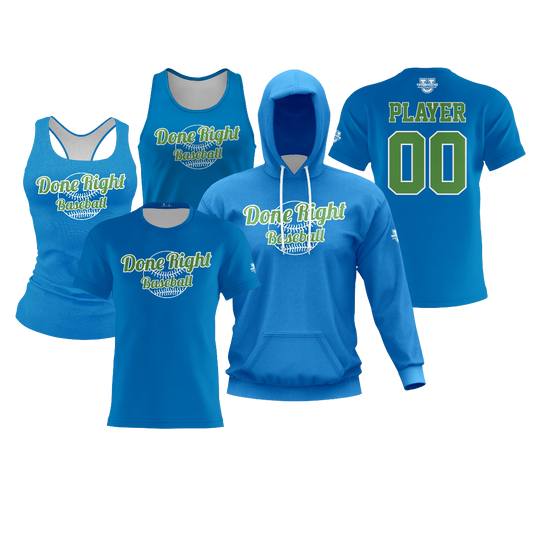 Naamans Little League Performance Apparel ~ Royal Blue <Dri Tech OR Cotton>