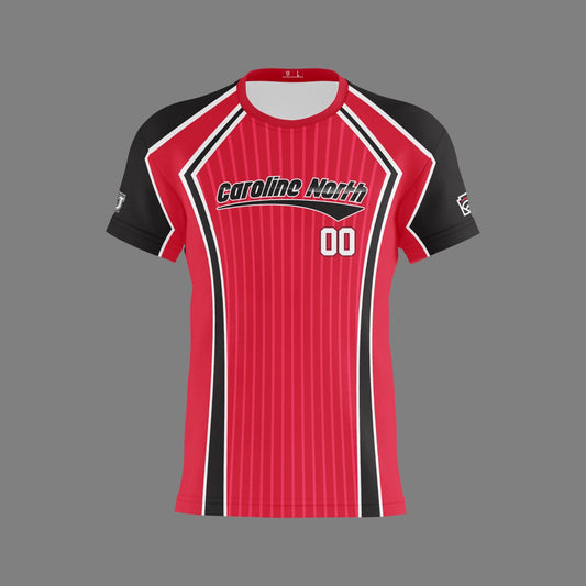 Caroline North Performance Dri Tech Design ~ Red