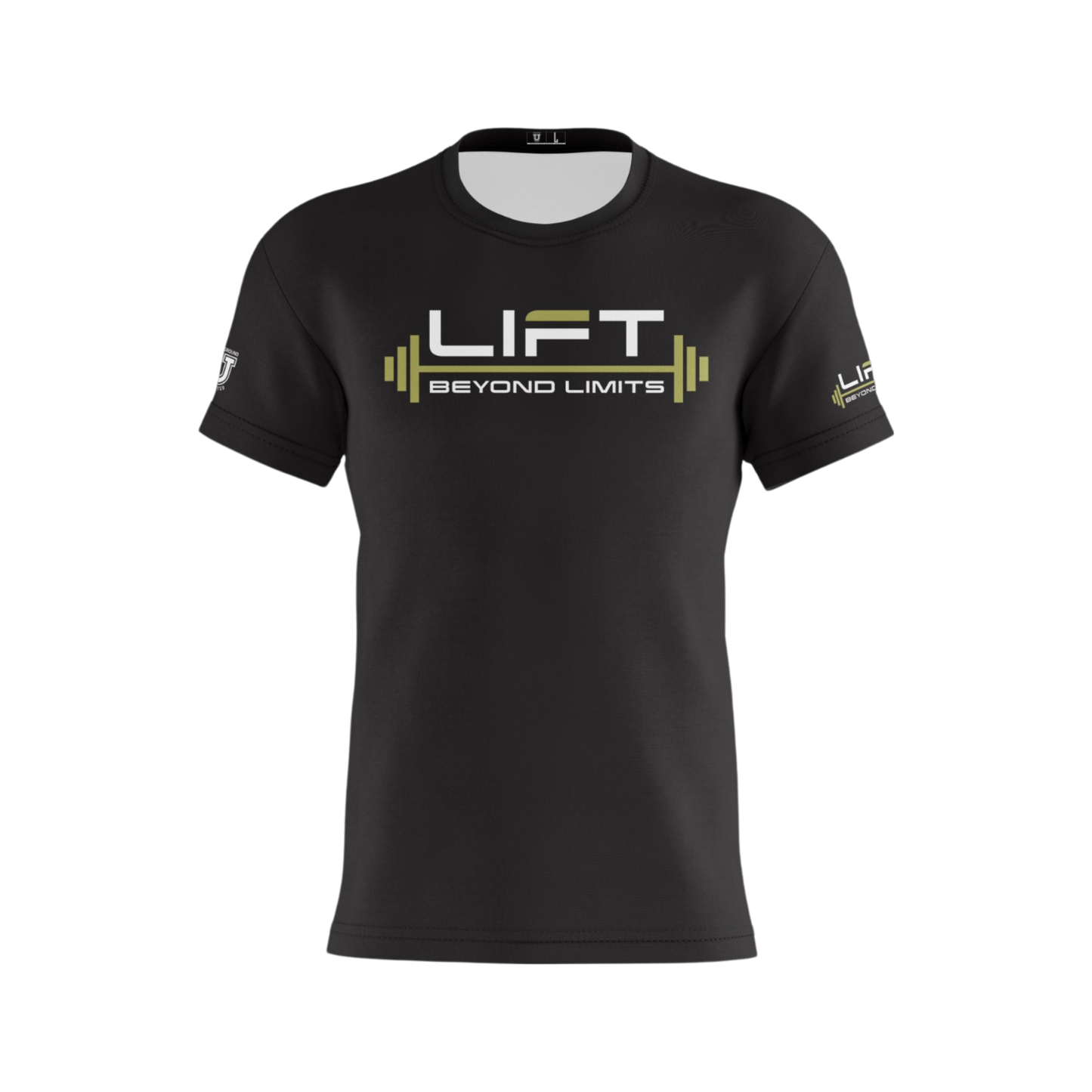 Lift Beyond Limits Performance Dri Tech Shirt ~ Solid Black