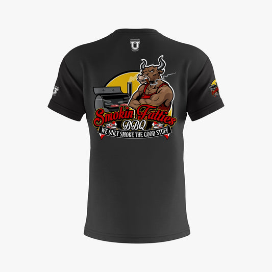 Smokin Fatties Performance Dri Tech Shirt ~ Solid Black