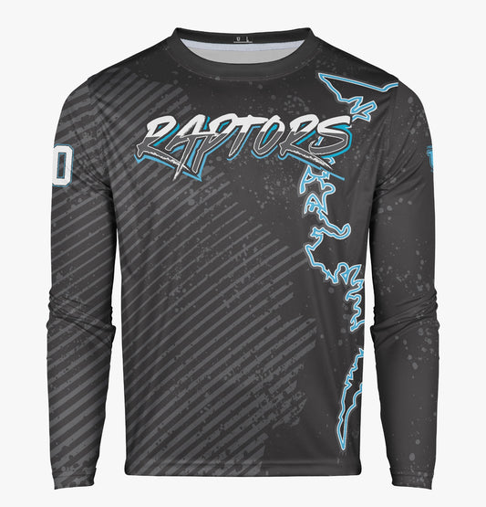 Raptors Pro Performance Sun Long Sleeve ~ Outline of Delmarva