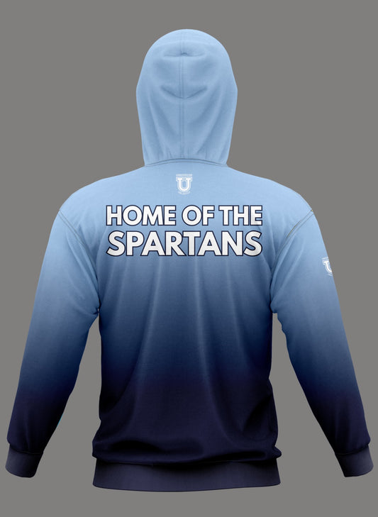 W.T. Chipman Performance Hoodie ~ Columbia Ombre "Home of the Spartans"
