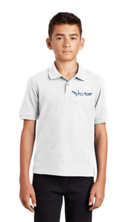 Embroidered Kent School Youth Silk Touch™ Polo ~ 4 Color Options