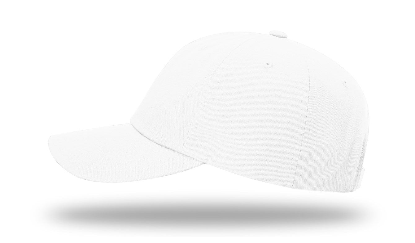 The Kent School Embroidered Hat ~ White Dad Hat