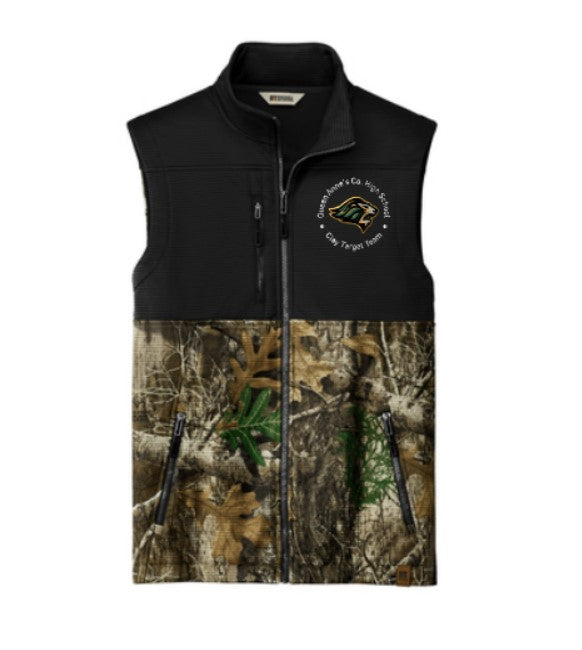 QA Clay Target Team Embroidered Realtree® Atlas Colorblock Soft Shell Vest