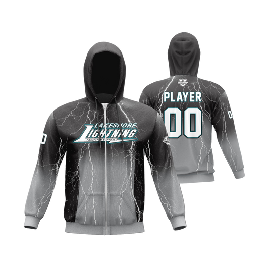 Lakeshore Performance Full-Zip Hoodie ~ Jersey Replica 2026 {Lightning Black Ombre}