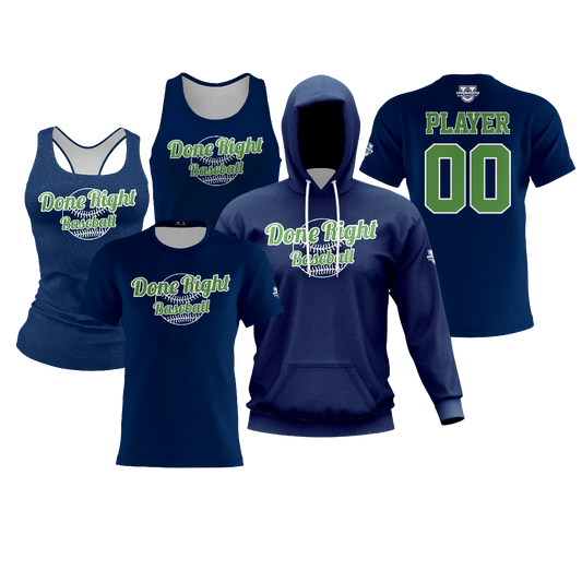 Naamans Little League Performance Apparel ~ Navy Blue <Dri Tech OR Cotton>