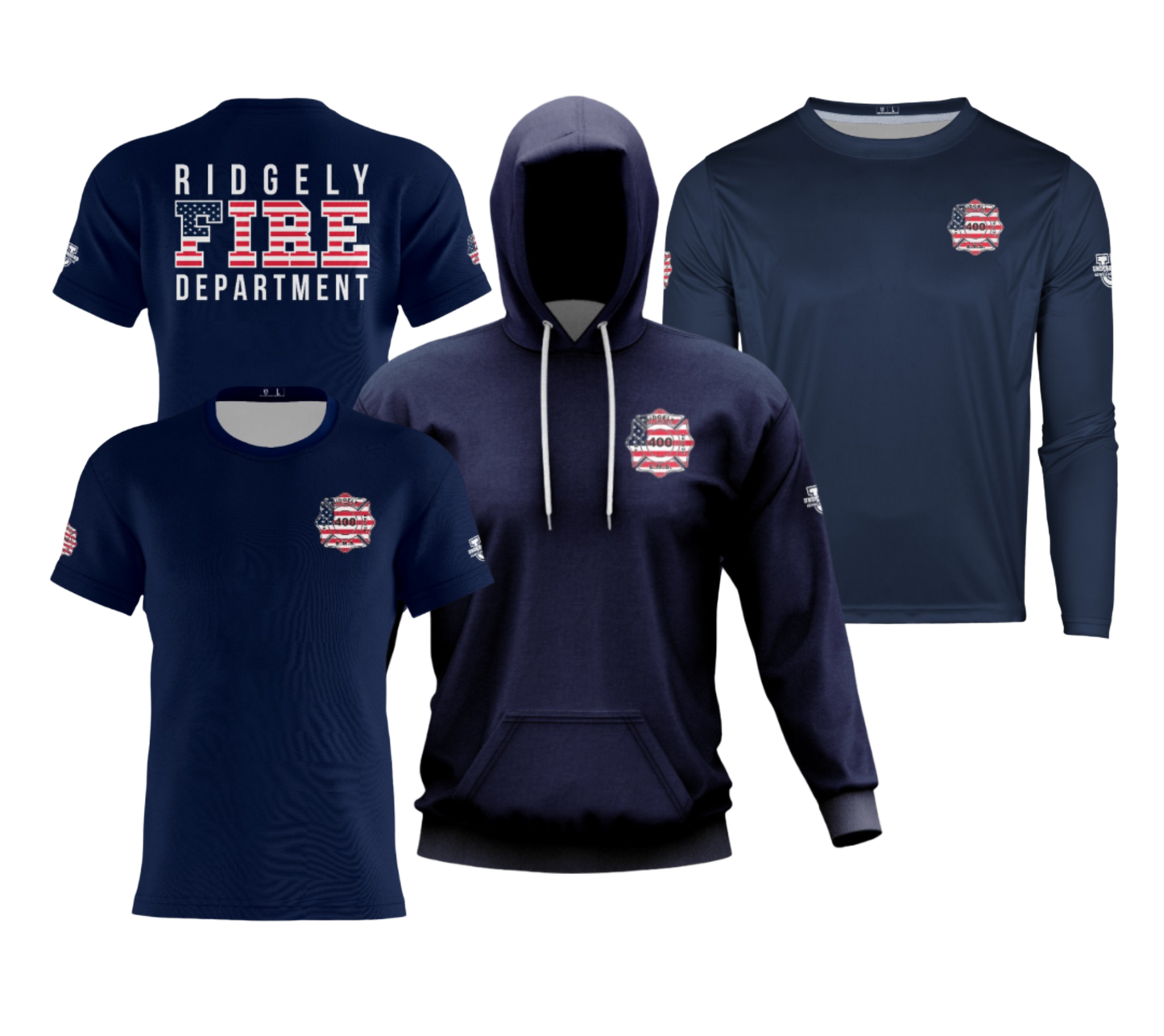 RVFD Dri Tech Apparel ~ Standard Blues {USA}