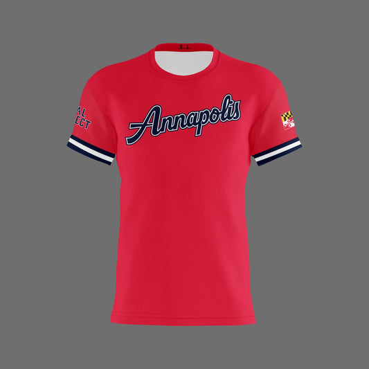 PAL Dri Tech T-Shirt ~ Red Annapolis