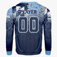 South River Pro Performance Sun Long Sleeve ~ Distressed MD Flag to blue