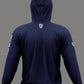 W.T. Chipman Performance Hoodie ~ Spartan Script Navy "Only the Strong are Spartans"