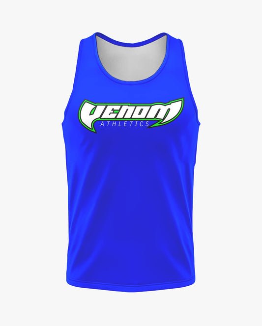 Venom Athletics Dri Tech Tank Top ~ Bright Blue