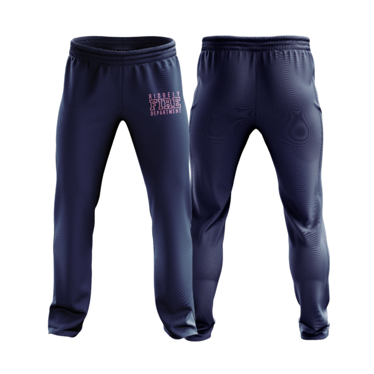 RVFD Cotton Fleece Sweatpants Mens/Unisex ~ Standard Blues {BCA Pink}