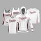 Harundale Performance Dri Tech Apparel ~ "Harundale Travel Baseball" White Sidebar