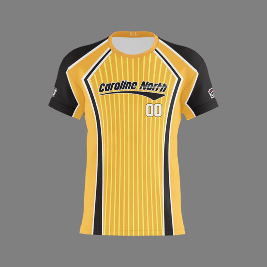 Caroline North Performance Dri Tech Design ~ Yellow