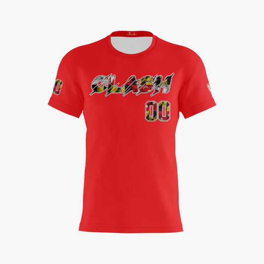 Maryland Clash Dri Tech T-Shirt ~ Solid Red
