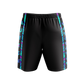 Team Autism Dri Tech Stretch Training Shorts {Black Flo Puzzle}