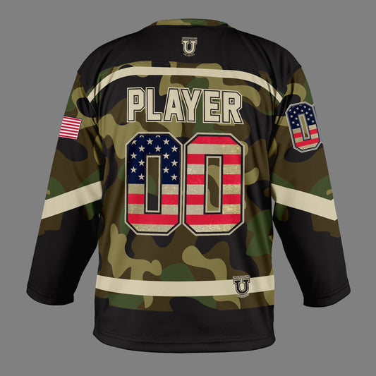 Delmarva Raptors Military Jersey - Camo USA