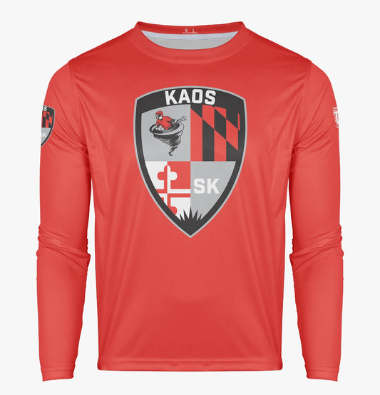 Shore Kaos Pro Performance Sun Long Sleeve ~ Solid Orange
