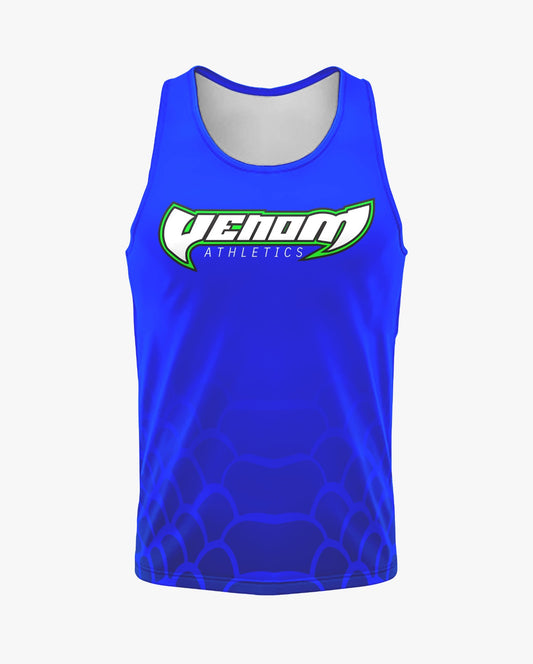 Venom Athletics Dri Tech Tank Top ~ Blue Ghosted Base