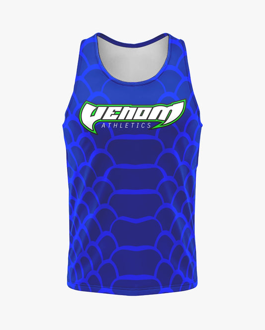 Venom Athletics Dri Tech Tank Top ~ Blue Ghosted