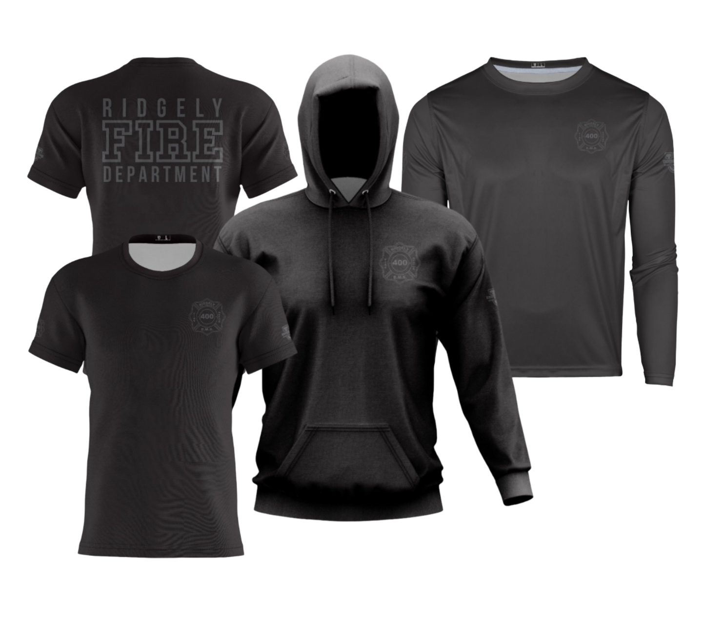 RVFD Dri Tech Apparel ~ Blackout