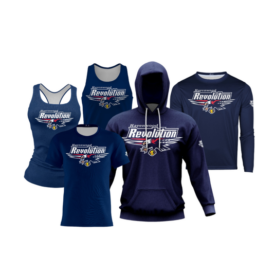 Havenwood Revolution Performance Dri Tech Apparel ~ Solid Navy