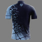 Positive Strides Performance Cycling Jersey ~ Navy Columbia Geo Splatter