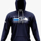 South River Performance Hoodie ~ Solid Navy Large Seahawk