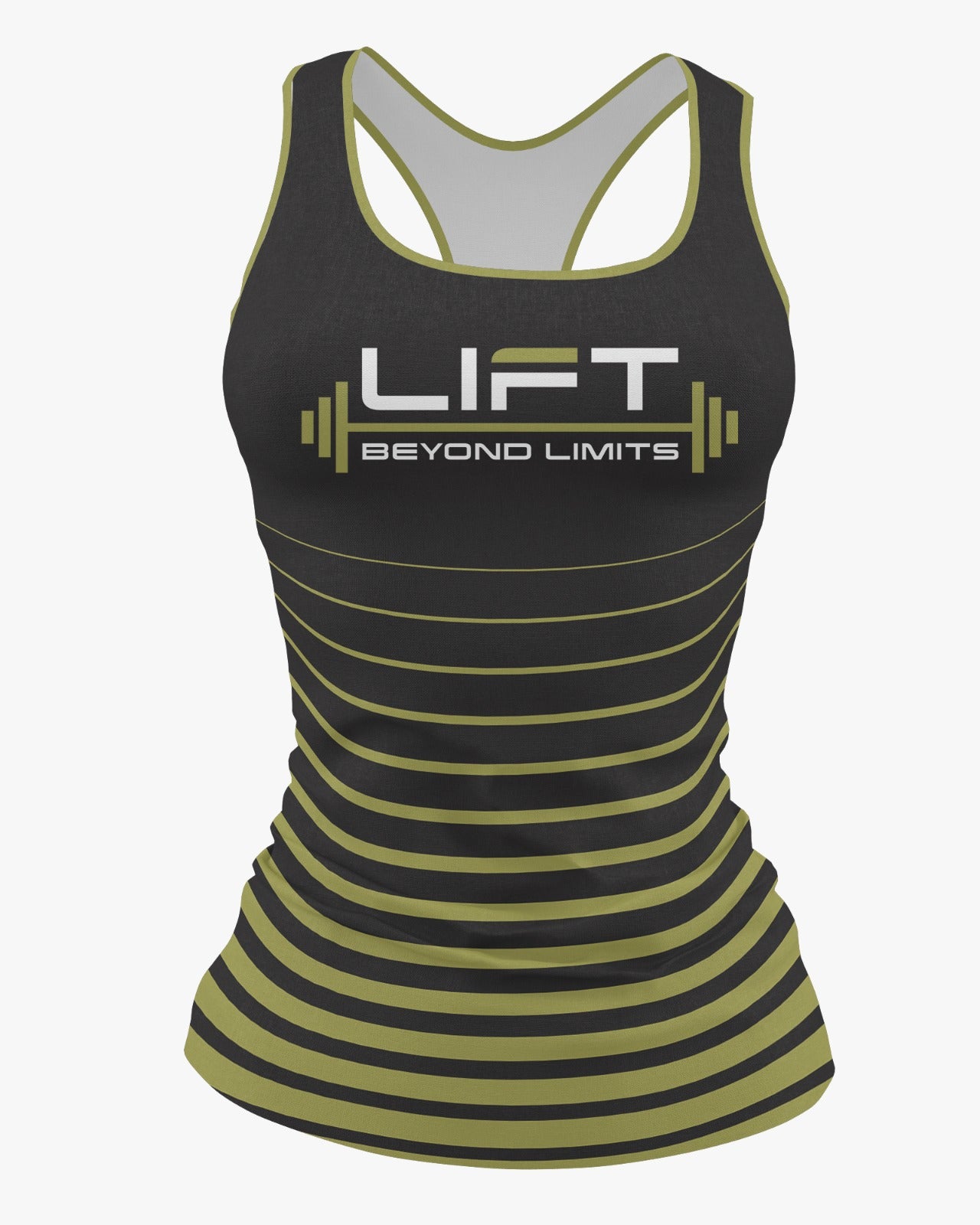 Lift Beyond Limits Performance Dri Tech Shirt ~ Striped