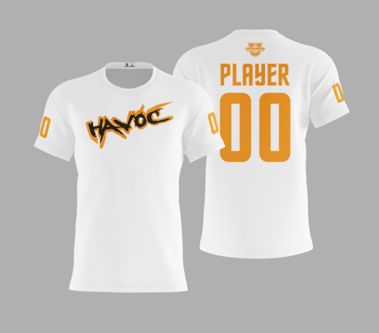 HAVOC Performance Dri Tech Apparel ~ Solid White