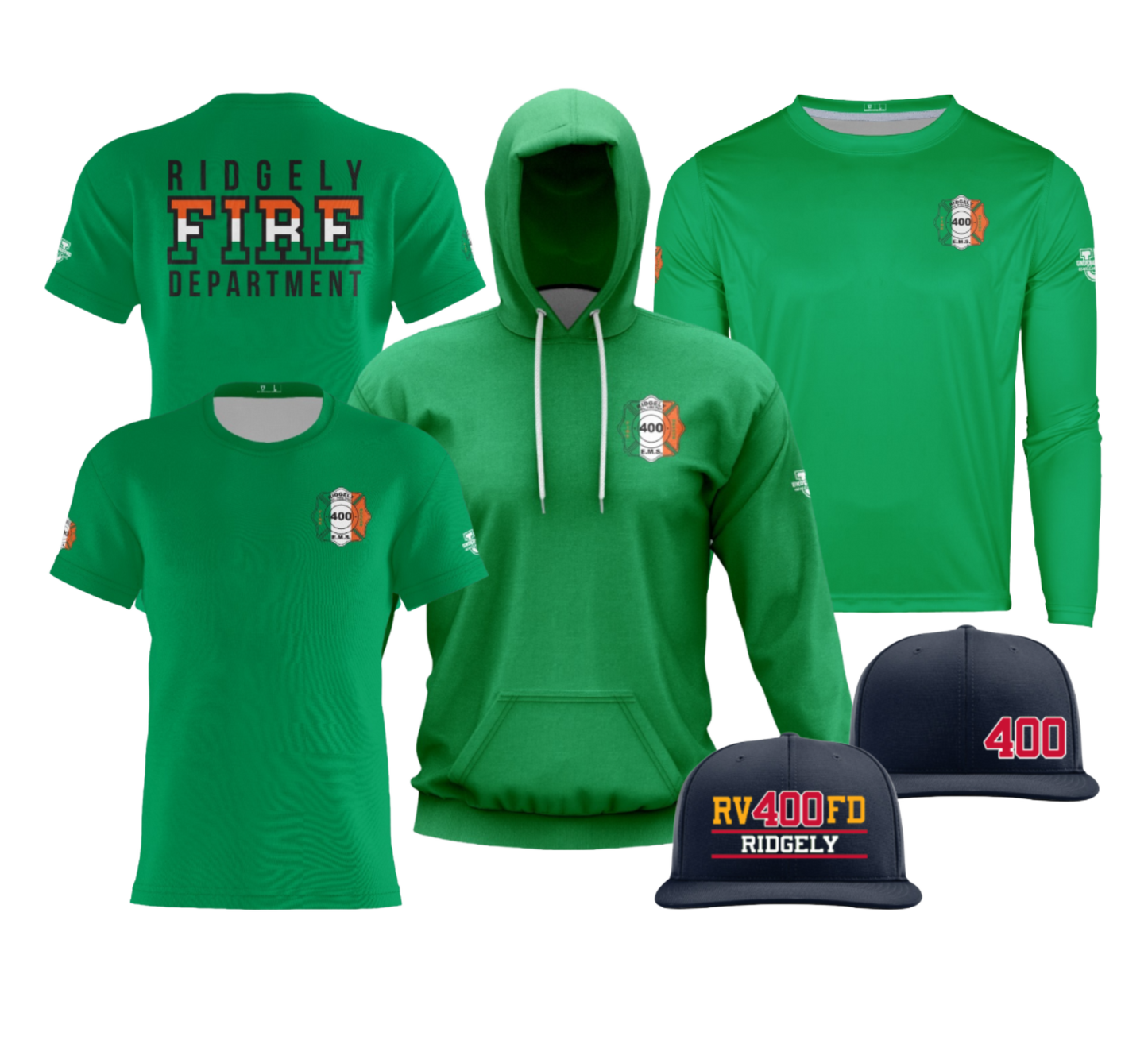 RVFD Dri Tech Apparel ~ Shamrock